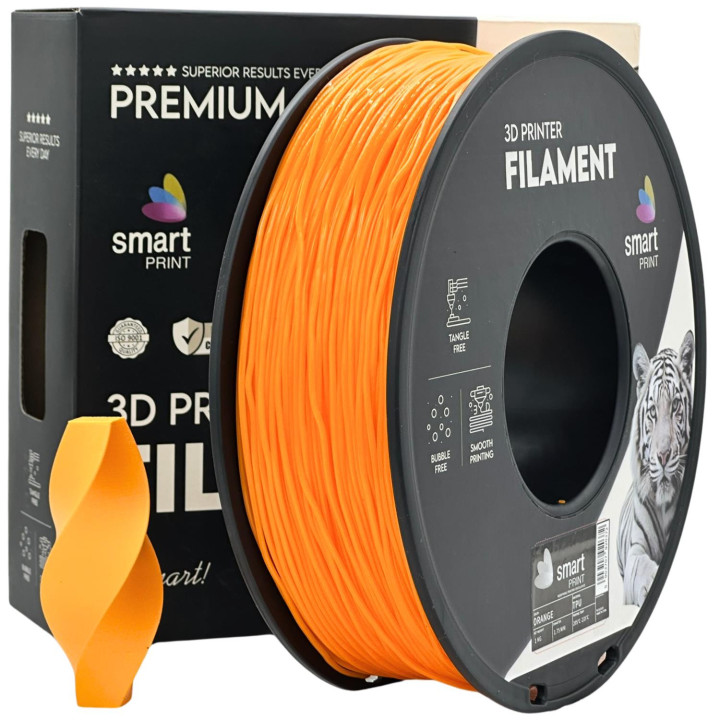 TPU Oranžs Smart Print
