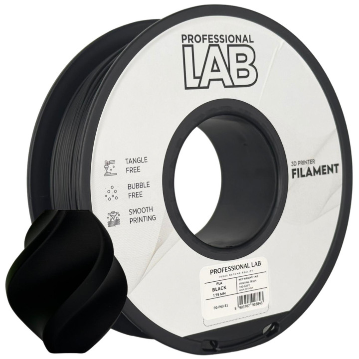 PLA Melns Professional Lab