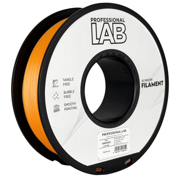PLA Orange Professional Lab