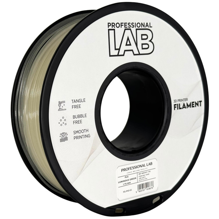 PLA Glow In The Dark (Green) Professional Lab