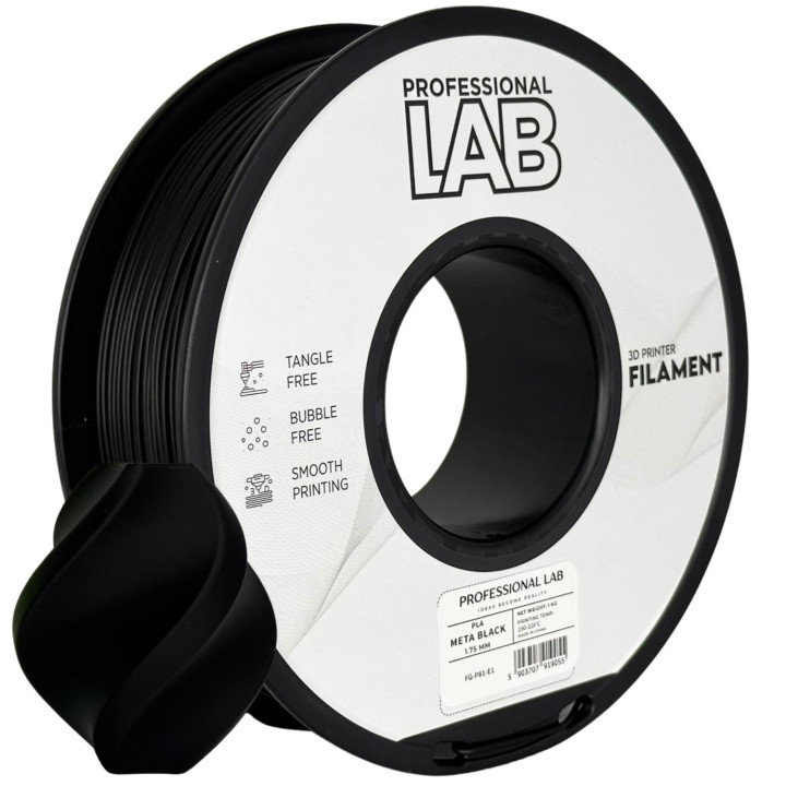 PLA Meta Melns Professional Lab